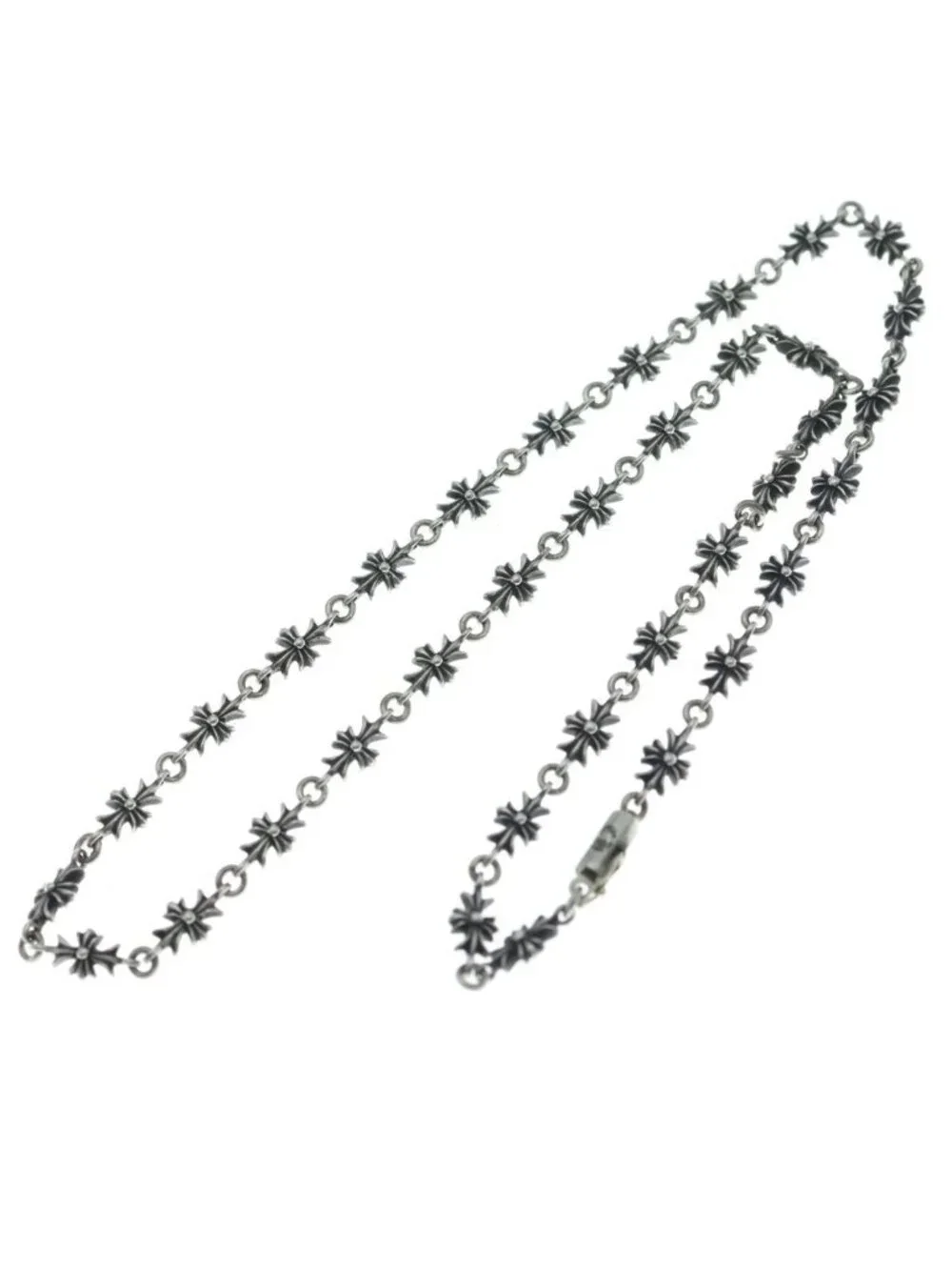 Chrome Hearts Tny CH Pls Tiny CH Plus Necklace Silver